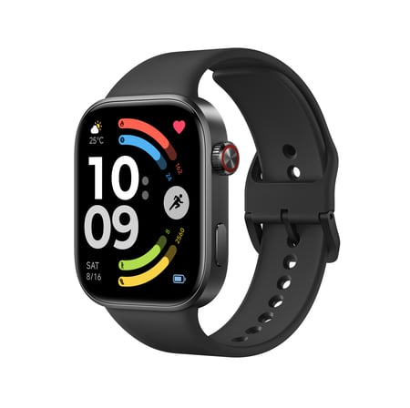Xiaomi Watch 6 5,26 cm (2.07") AMOLED 46 mm Cyfrowy 432 x 514 px Ekran dotykowy Czarny