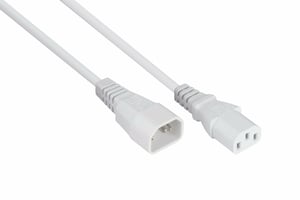 Kabelmeister SK1430-W030 kabel zasilające Biały 3 m IEC C14 IEC C13