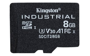 Kingston Technology Karta 8GB microSDHC Industrial C10 A1 pSLC + adapter SD