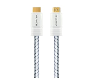 Oniverse ONICAB2-HDMI-WHT HDMI-kabel 3 m HDMI typ A (standard) grå, vit