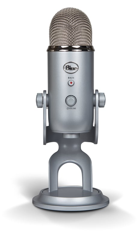 фото Мікрофон студійний Blue Microphones Yeti Silver (988-000238)