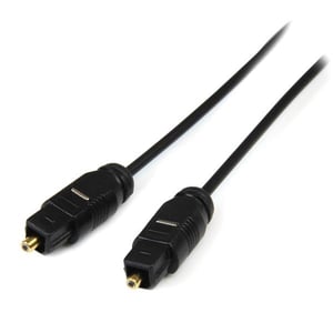 StarTech THINTOS15 4.6 m Toslink Audio Cable, Black