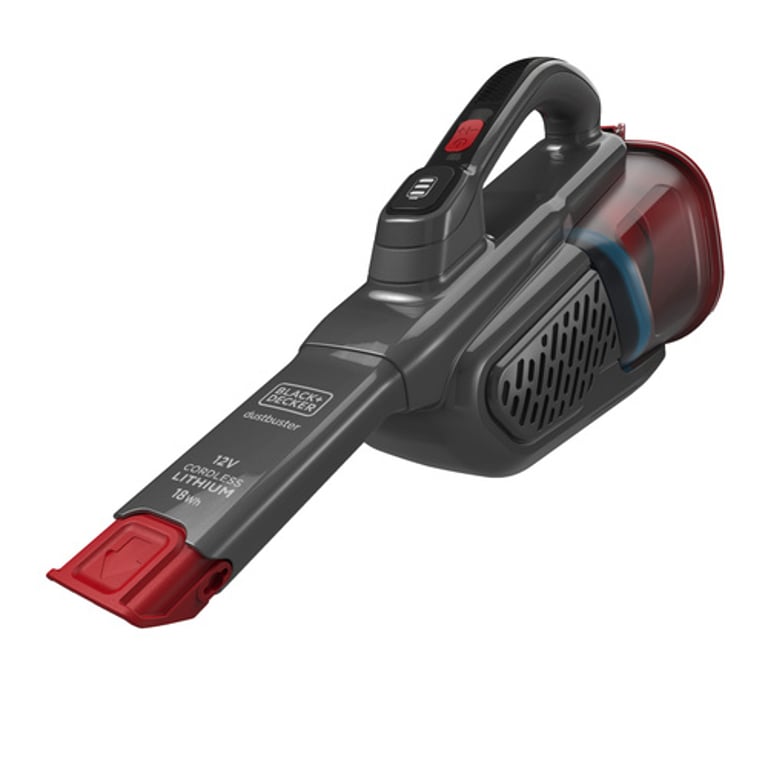 Black & Decker Dustbuster odkurzacz przenośny Czarny, Czerwony Worek na kurz