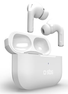 SBS Air Kab Max True Wireless Stereo (TWS) In-Ear-Kopfhörer Bluetooth-Anrufe/Musik Weiß