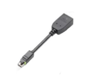 PNY QSP-MINIDP/DPV2 DisplayPort Cable, 0.096 m, Mini DisplayPort, Gray