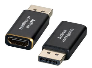 EFB Elektronik EB484-4K30 przejściówka do kabli DisplayPort HDMI Czarny