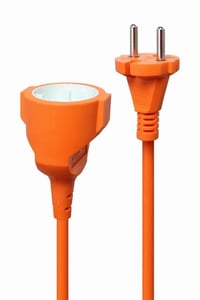 Gembird PC-186XOD-O-20M Verteiler mit 1 x Netzwerkanschluss, für den Außenbereich, orange