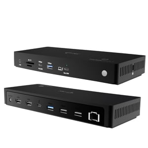 i-tec TB4TRIPLEDOCKPD Wired Thunderbolt 4 Docking Station, Black