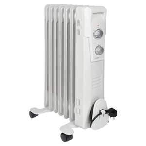 Clatronic RA 3735 Inomhus Vit 1500 W Elektrisk oljevärmare för inomhusbruk