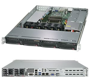Supermicro SuperServer 5019C-WR Intel C246 LGA 1151 (Socket H4) Rack (1U) Czarny