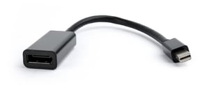 Gembird A-MDPM-DPF-001 DisplayPort-Kabel, 0,1 m, Mini DisplayPort, schwarz