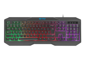 FURY Thunderstruck 3.0 klawiatura Dołączona myszka Gaming USB QWERTY Portugalski Czarny