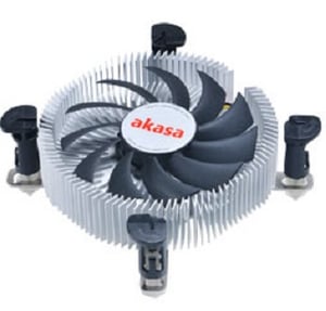 Akasa AK-CC7122BP01 PC-Kühlsystem – Prozessorkühler/Lüfter 7,5 cm, Aluminium, Blau