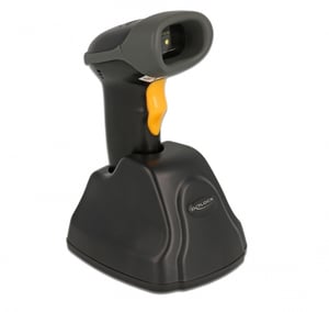 DeLOCK 2.4 GHz 1D and 2D Barcode Scanner with Charger - Multilingual