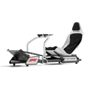 Playseat Formula Instinct – F1 Edition Universeller Gaming-Sessel Gepolsterte Sitzfläche Schwarz, Weiß