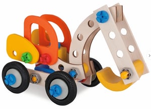 Eichhorn Constructor, grävmaskin – en leksak som utvecklar motoriken