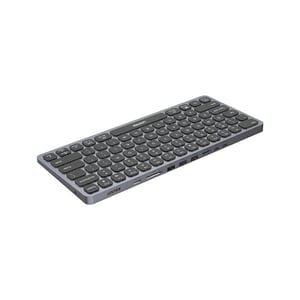 UNITEK D1092A klawiatura USB Amerykański międzynarodowy Szary
