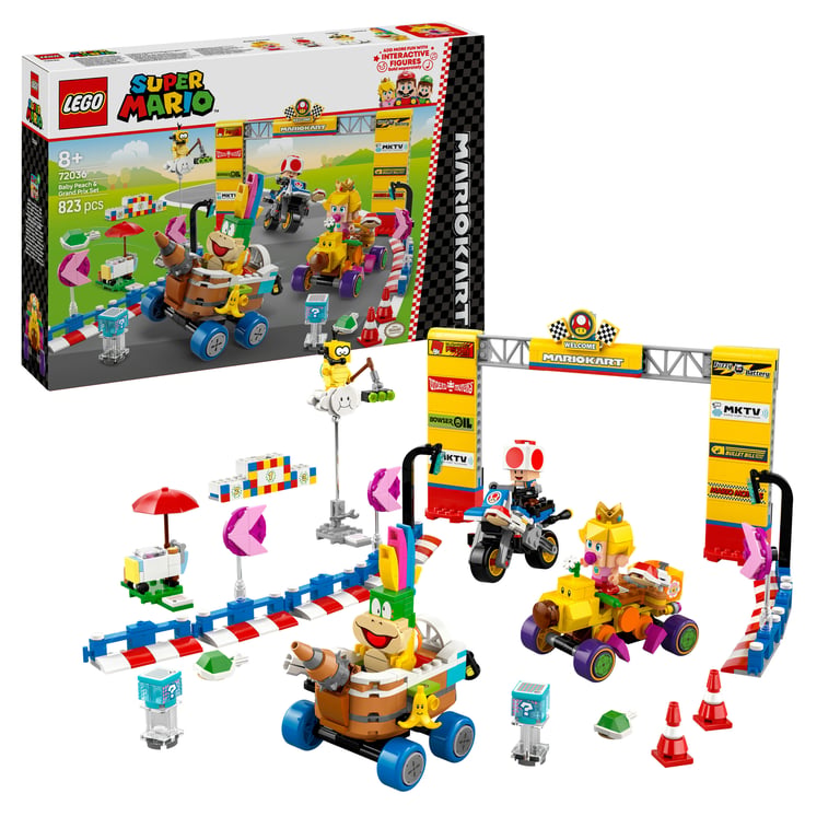 LEGO Super Mario Mario Kart™ – Zestaw Baby Peach i Grand Prix