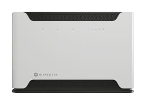 Mikrotik Chateau 5G R16 Wireless Gigabit Ethernet Dual-Band (2.4 GHz/5 GHz) Router, Black, Gray