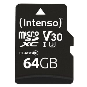Intenso 3433490 64 GB MicroSDXC UHS-I Class 10 flashminne
