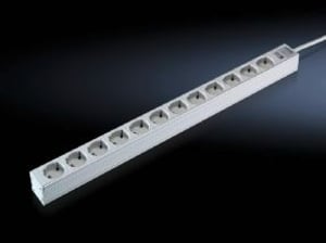Rittal 7240.310 rozgałęziacz 2 m 12 x gniazdo sieciowe Wewnętrzna Szary