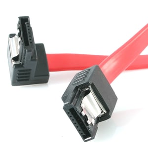 StarTech LSATA18RA1 SATA-kabel 0,457 m, SATA 7-stifts, röd