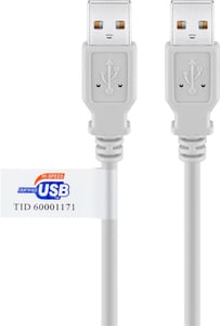 Goobay 50796 USB-Kabel USB 2.0 2 m USB A Grau