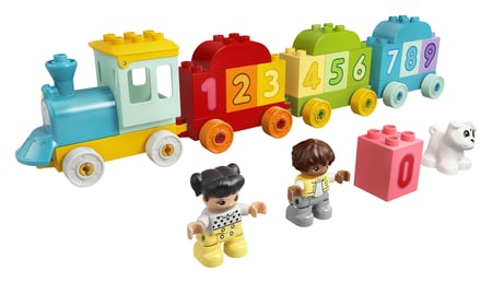LEGO DUPLO Pociąg z cyferkami — nauka liczenia