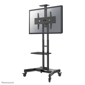 Neomounts NM-M1700BLACK Multimedia-Ständer, schwarz, feststehender Bodenständer