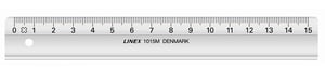 Linex 1015M Line gauge 150 mm Poly(styrene-co-acrylonitrile) Gray 1 pc.
