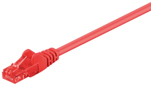 Goobay 68401 Network Cable, Red, 2 m, Cat6 U/UTP (UTP)