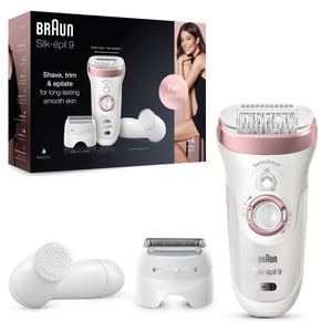 Braun Silk-épil 9 SensoSmart 9/880 40 Pinzetten Roségold, Weiß
