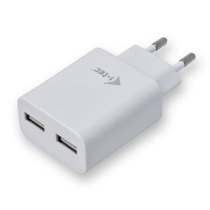 i-tec CHARGER2A4W Ladegerät für mobile Geräte Mobiltelefon Weiß Wechselstrom Für den Innenbereich