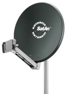 Kathrein CAS 80gr satellitantenn, grafitgrå