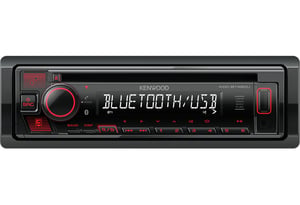 Kenwood KDC-BT460U radio samochodowe Czarny 200 W Bluetooth