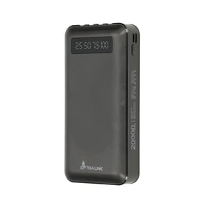 Extralink Powerbank EPB-084 20000mAh Black Power Bank, USB-C