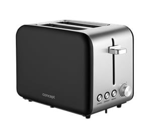 Concept TE2050 2 kaw. 950 W Schwarz, Edelstahl