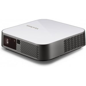 Viewsonic M2e Kurzdistanzprojektor, 1000 ANSI-Lumen, LED, 1080p (1920x1080), 3D-kompatibel, Grau, Weiß