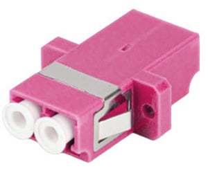 Lanberg FA-LCUP-MD41-0001-VT adapter światłowodowy LC 1 szt. Fioletowy, Biały