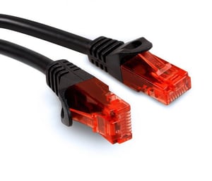 Maclean MCTV-756 Network Cable, Black, 7.5 m, Cat6 U/UTP (UTP)