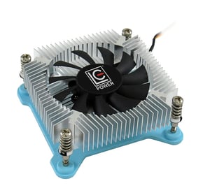 LC-Power LC-CC-65 system chłodzenia komputerów Procesor Chlodnica/wentylator 6,5 cm Niebieski, Srebrny, Biały
