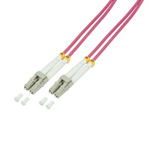 LogiLink 0,5 m, LC–LC-kabel InfiniBand/fiberoptik 0,5 m Lila