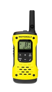 Motorola Talkabout T92 H2O Funkgerät, 16 Kanäle, 446,00625 – 446,19375 MHz, Schwarz, Gelb