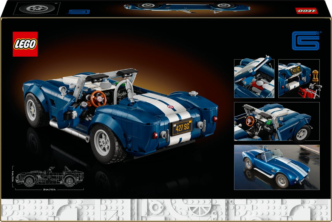 фото Блоковий конструктор LEGO Icons Shelby Cobra 427 S/C (10357)