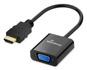 MediaRange MRCS231 adapter kablowy 0,2 m HDMI typ A (standard) VGA (D-Sub) Svart