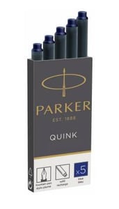 Parker 1950384 Kugelschreiber-Mine, blau, 5 Stück