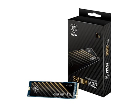 MSI SPATIUM M452 PCIE 4.0 NVME M.2 1TB urządzenie SSD PCI Express 4.0 3D NAND