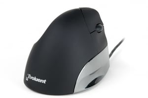 BakkerElkhuizen Evoluent Standard myszka Biuro Po prawej stronie USB Typu-A Optyczny 1500 DPI