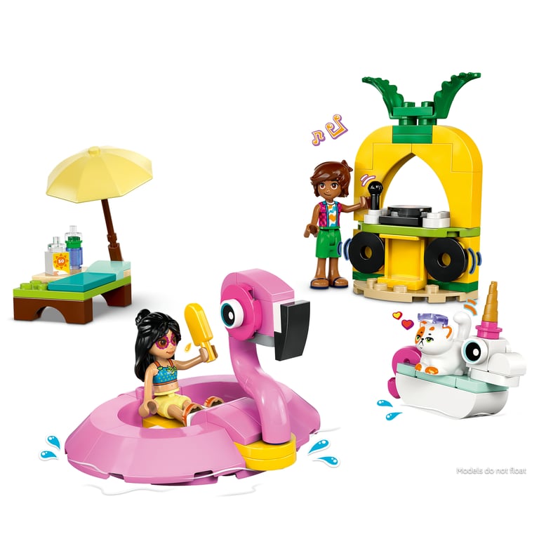 LEGO Friends Impreza na basenie z jednorożcem i flamingiem