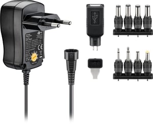 Goobay 54793 Netzteil/Wechselrichter für den Innenbereich, 3,6 W, schwarz